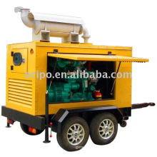 famous brand Shangchai mobile generator set with worldwide maintain service